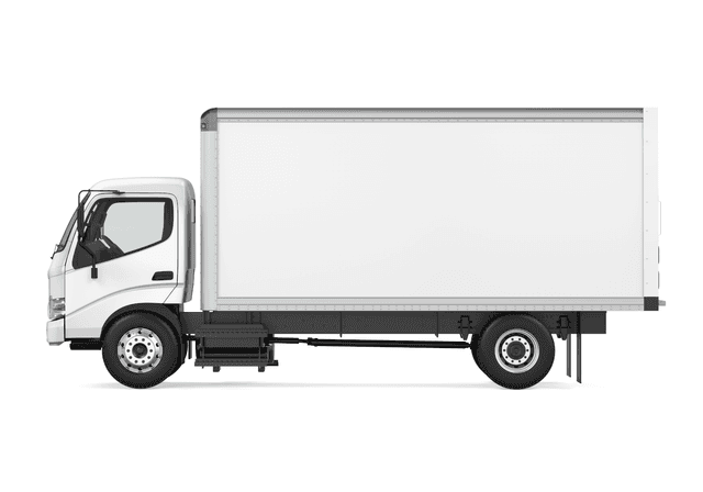 Straight truck illustration